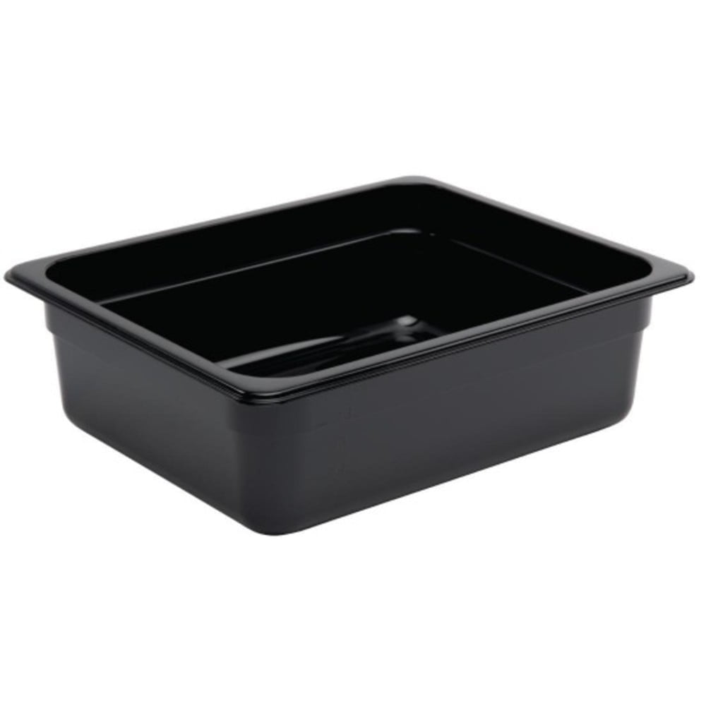 _DOXEIO-GASTRONOM-1_2-MAYRO ΔΟΧΕΙΟ GASTRONORM PC ΜΑΥΡΟ 1/2-6,5 (32,5Χ26,5Χ6,5) - Image 1