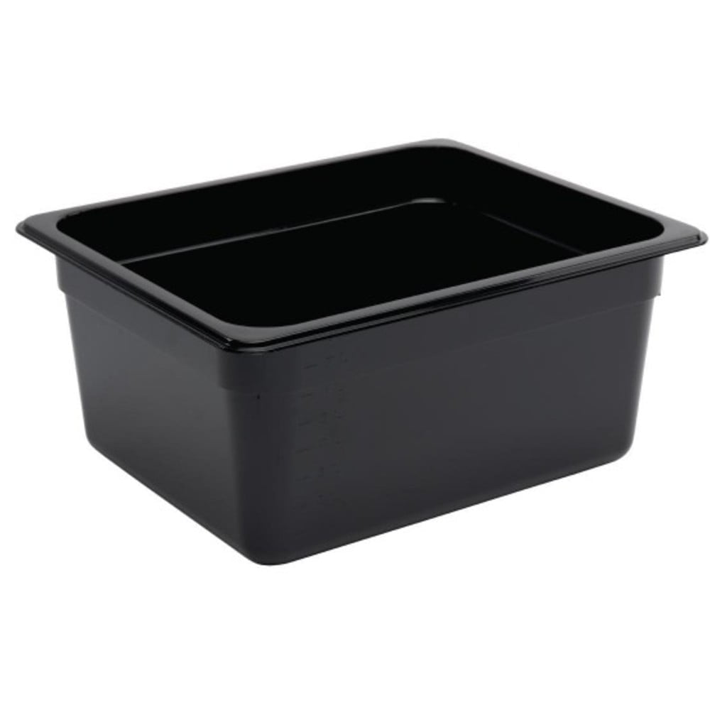 _DOXEIO-GASTRONOM-PC-1_2-MAYRO ΔΟΧΕΙΟ GASTRONORM PC ΜΑΥΡΟ 1/2-15 (32,5Χ26,5Χ15) - Image 1