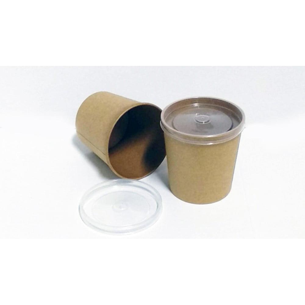 KAPAKI-GIA-SKEYOS-KRAFT-SOYPAS ΚΑΠΑΚΙ ΓΙΑ ΚΡΑΦΤ ΜΠΩΛ ΣΟΥΠΑΣ 475ml/50τμχ - Image 1
