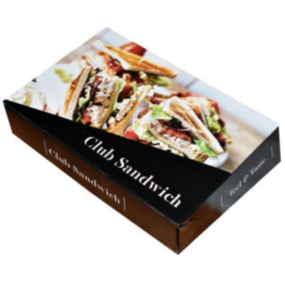 KOYTI-KLAMP-SANTOYITS-TASTY-MAYRO ΚΟΥΤΙ CLUB SANDWICH TASTY 23X13X6 ΣΥΣΚ.10κιλά - Image 1