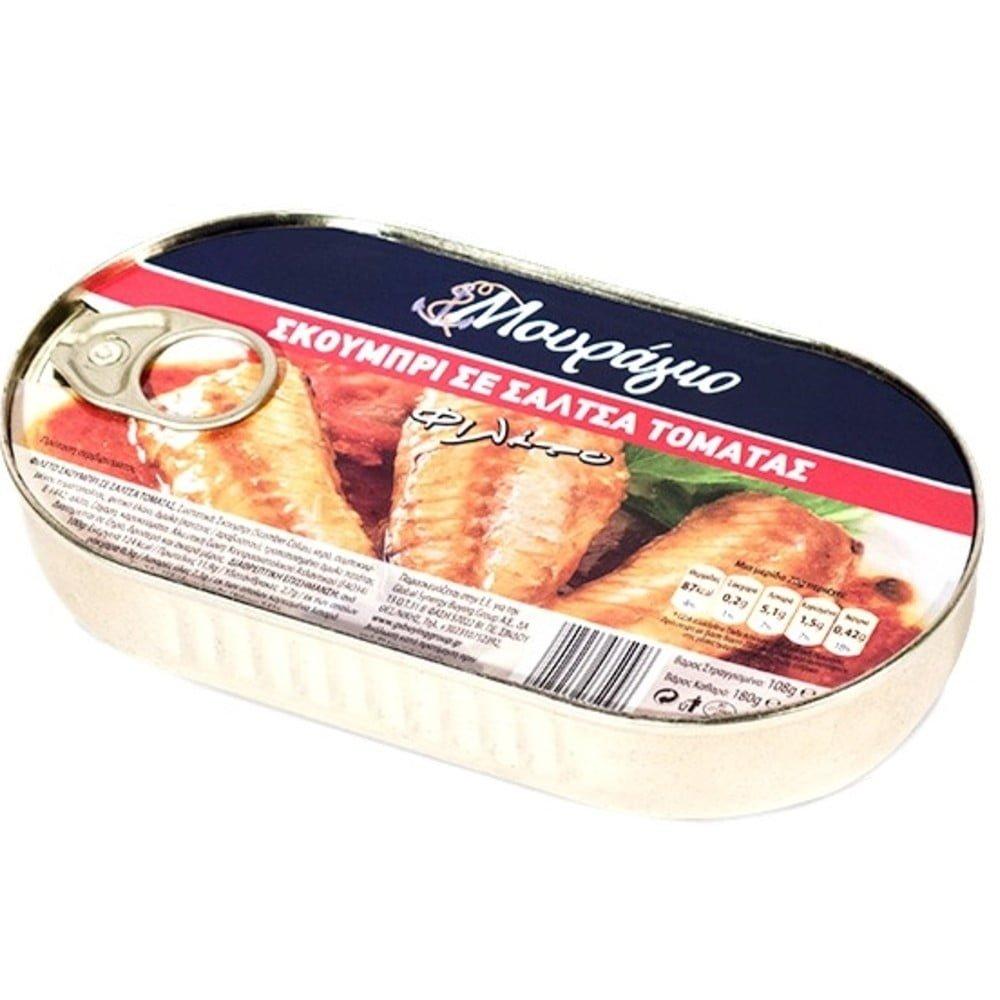 MOYRAGIO-SKOYMPRI-SE-SALTSA-NTOMATAS-180gr ΜΟΥΡΑΓΙΟ ΣΚΟΥΜΠΡΙ ΣΕ ΣΑΛΤΣΑ ΝΤΟΜΑΤΑΣ 180γρ - Image 1