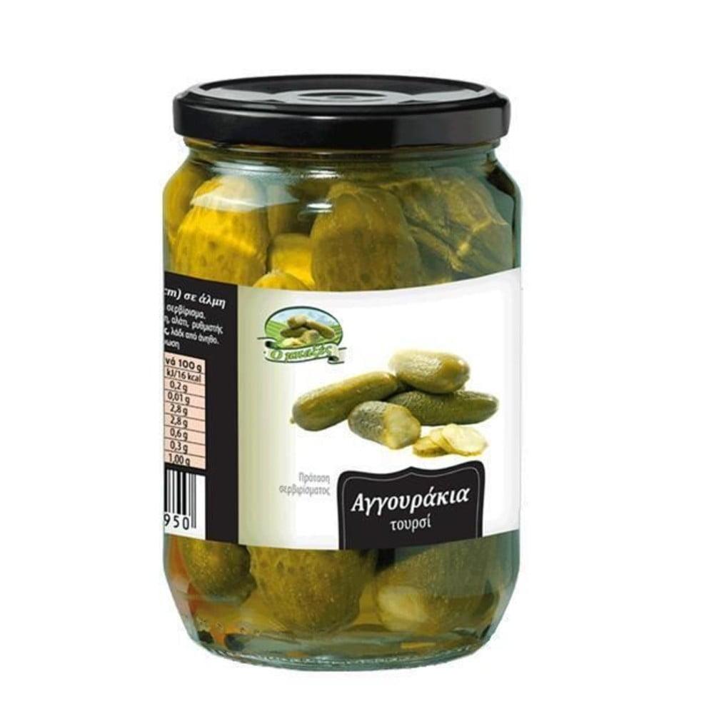 MPAKSES-AGGOYRAKI-TOYRSI-345gr Ο ΜΠΑΞΕΣ ΑΓΓΟΥΡΑΚΙ ΤΟΥΡΣΙ 340γρ. - Image 1