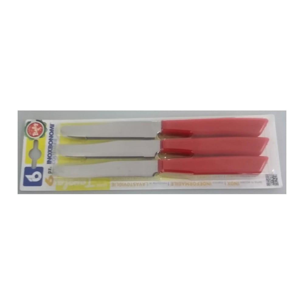 MAXAIRI-BLISTER-KOKKINO-PRIONI ΜΑΧΑΙΡΙ ΚΟΥΖΙΝΑΣ ΠΡΙΟΝΑΚΙ 16εκ BLISTER 6τμχ ΙΤΑΛΙΑΣ - Image 2