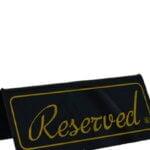 ΣΤΑΝΤ RESERVED ΠΛΑΣΤΙΚΟ ΜΑΥΡΟ 15Χ5εκ