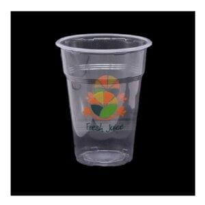 ΠΟΤΗΡΙ ΠΛΑΣΤΙΚΟ ΘΡΑΚΗΣ 400ml ΤΥΠΩΜΑ FRESH JUICE Συσκ.50τμχ