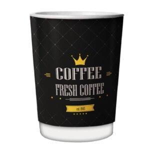ΧΑΡΤΙΝΟ ΠΟΤΗΡΙ ΔΙΠΛΟΤΟΙΧΟ FRESH COFFEE 12-14oz Συσκ.25τμχ