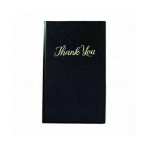 ΘΗΚΗ ''THANK YOU'' ΓΙΑ ΛΟΓΑΡΙΑΣΜΟ και ΡΕΣΤΑ 14εκΧ27Υ. ΜΑΥΡΗ