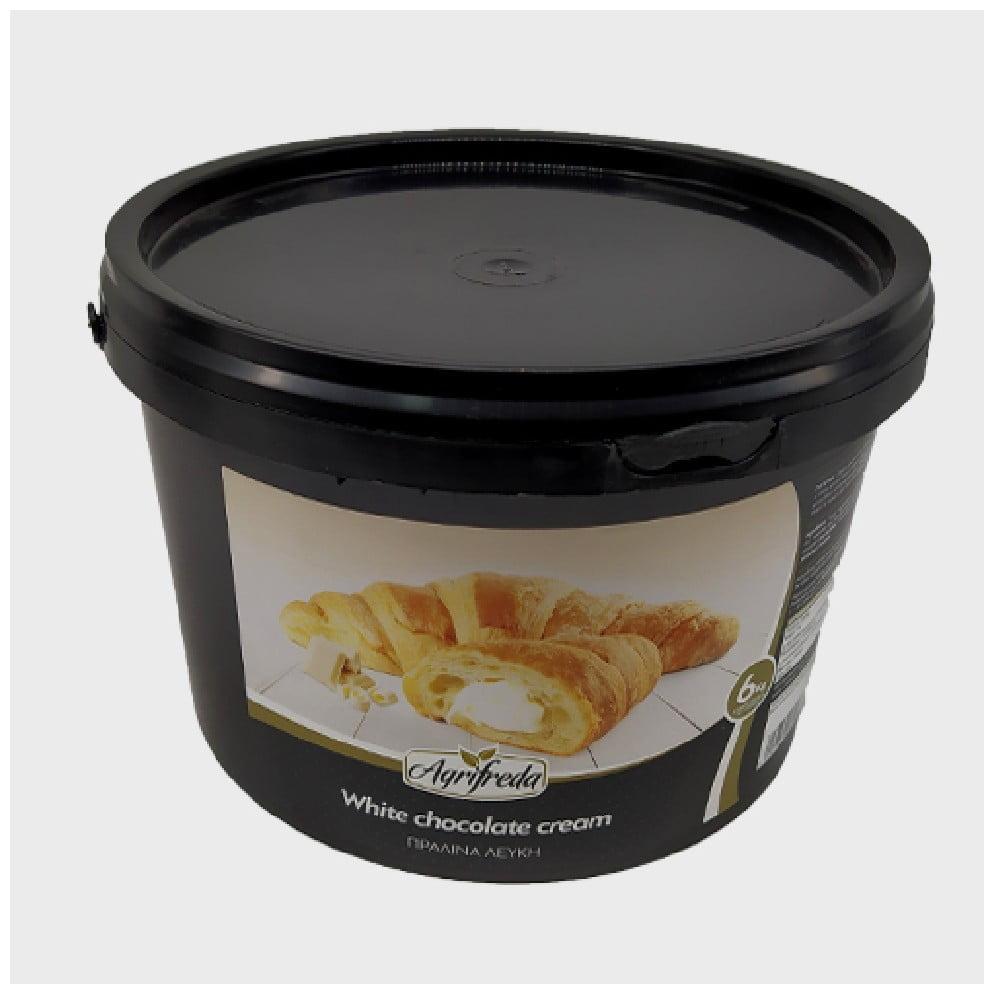 AGRIFREDA-PRALINA-FILLING-LEYKH-GIA-GEMISH-KROYASAN-6kg AGRIFREDA FILLING ΠΡΑΛΙΝΑ ΛΕΥΚΗ ΓΙΑ ΓΕΜΙΣΗ ΚΡΟΥΑΣΑΝ 6κιλά - Image 1