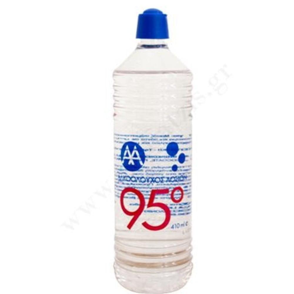 ALKOOLOYXOS-LOSION-95%-410ml ΑΛΚΟΟΛΟΥΧΟΣ ΛΟΣΙΟΝ ALFA 95% 420ml - Image 1