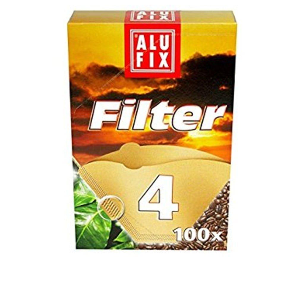 ALUFIX-FILTRA-KAFE-No4-100tmx ALUFIX ΦΙΛΤΡΑ ΚΑΦΕ Νο4/100τμχ - Image 1