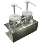 ΒΑΣΗ ΔΙΠΛΗ ΙΝΟΧ ΓΙΑ ΔΟΧΕΙΑ ΜΟΥΣΤΑΡΔΑΣ-ΚΕΤΣΑΠ 39Χ19Χ10