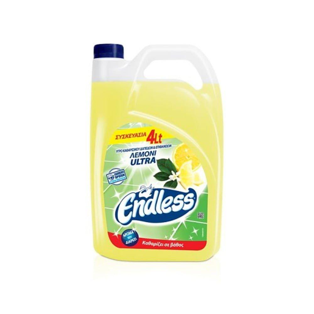 _ENDLESS-YGRO-DAPEDOY-LEMONI-4lit ENDLESS ΥΓΡΟ ΓΕΝΙΚΗΣ ΧΡΗΣΗΣ 4lit ΛΕΜΟΝΙ - Image 1
