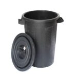 ΚΑΔΟΣ ΑΠΟΡΡΙΜΜΑΤΩΝ ΜΑΥΡΟΣ ΜΕ ΚΑΠΑΚΙ 50λίτρα (46χ46)