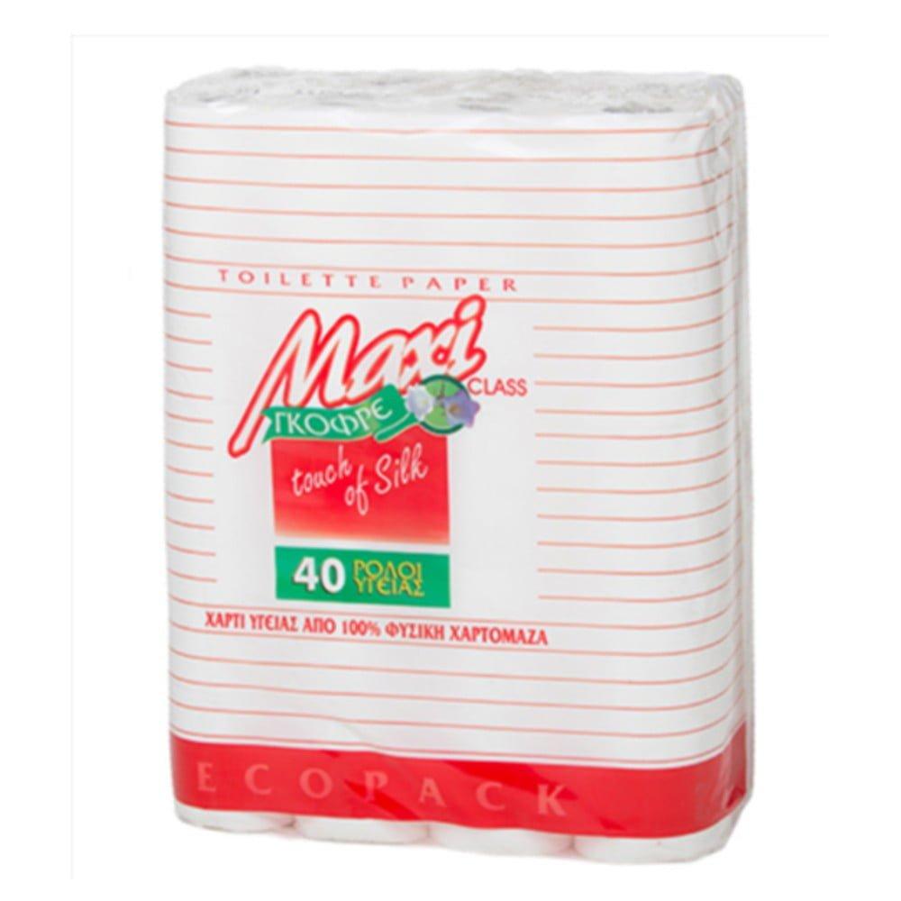 MAXI-XARTI-YGEIAS-40-ROLA-65gr ΜΑΧΙ ΧΑΡΤΙ ΥΓΕΙΑΣ 2φυλο 65γρX40ρολά DECO PRO - Image 1