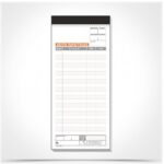 ΜΠΛΟΚ ΕΣΤΙΑΤΟΡΙΟΥ-ΠΑΡΑΓΓΕΛΙΩΝ 8Χ17εκ ΑΥΤΟΓΡΑΦΙΚΟ 50Χ2φ.