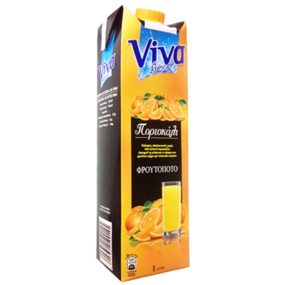 _VIVA-XYMOS-PORTOKALI-FROYTOPOTO-1lit VIVA ΠΟΡΤΟΚΑΛΙ ΦΡΟΥΤΟΠΟΤΟ 1λιτρο - Image 1