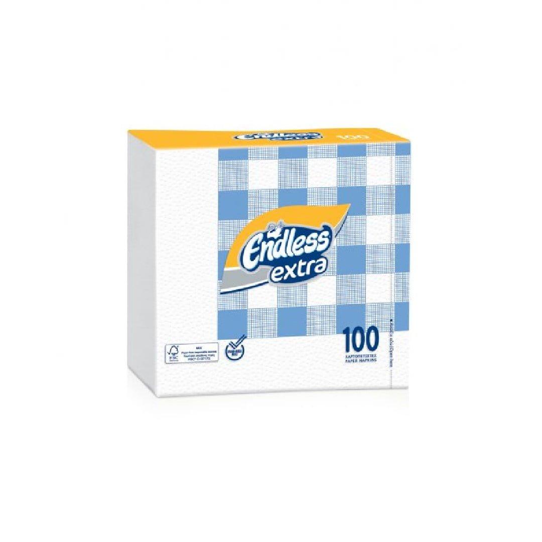XARTOPETSETA-EXTRA-MPLE-33X33-ENDLESS-100tmx ENDLESS EXTRA ΧΑΡΤΟΠΕΤΣΕΤΑ ΜΠΛΕ ΚΑΡΩ 33x33/100τμχ - Image 1