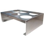 ΧΩΡΙΣΜΑ ΙΝΟΧ 6θέσεων ΓΙΑ ΚΑΦΕΔΕΣ-ΡΟΦΗΜΑΤΑ