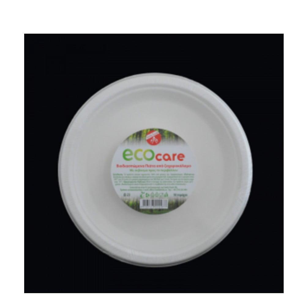 ECO-CARE-PIATO-BIODIASPOMENO-18ek-10tmx ECOCARE ΠΙΑΤΟ ΒΙΟΔΙΑΣΠΩΜΕΝΟ 18εκ ΣΥΣΚ.10τμχ - Image 1