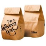 ΧΑΡΤΙΝΗ ΤΣΑΝΤΑ ΚΡΑΦΤ DELIVERY 80γρ/300τμχ (25Χ20Χ44εκ)