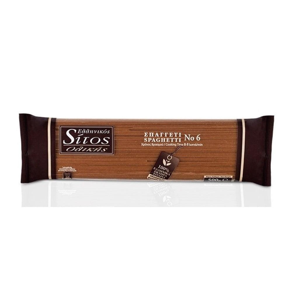 ELLHNIKOS-SITOS-SPAGHETTI-OLIKHS-No6-500gr ΕΛΛΗΝΙΚΟΣ ΣΙΤΟΣ ΣΠΑΓΓΕΤΙ ΟΛΙΚΗΣ ΑΛΕΣΗΣ Νο6 500γρ - Image 1