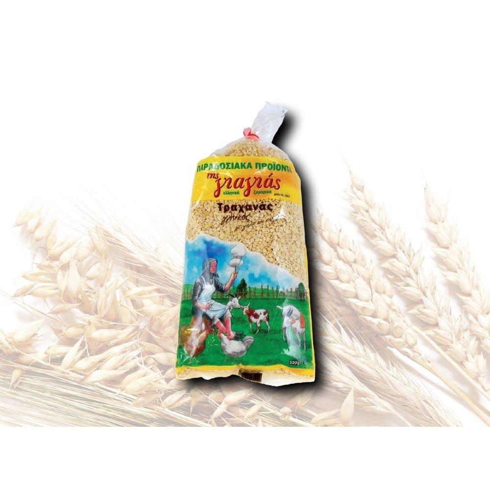 THS-GIAGIAS-TRAXANAS-GLYKOS-500gr ΤΡΑΧΑΝΑΣ ΓΛΥΚΟΣ 500γρ ''ΤΗΣ ΓΙΑΓΙΑΣ΄΄ - Image 1