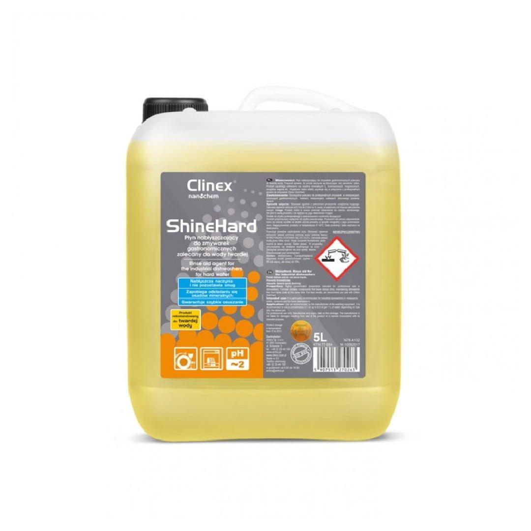 CLINEX-SHINE-HARD-GYALISTIKO-PLYNTHRIOY-PIATON-5lt CLINEX SHINE HARD ΓΥΑΛΙΣΤΙΚΟ ΠΛΥΝΤΗΡΙΟΥ ΠΙΑΤΩΝ 5λίτρα ΓΙΑ ΣΚΛΗΡΑ ΝΕΡΑ - Image 1