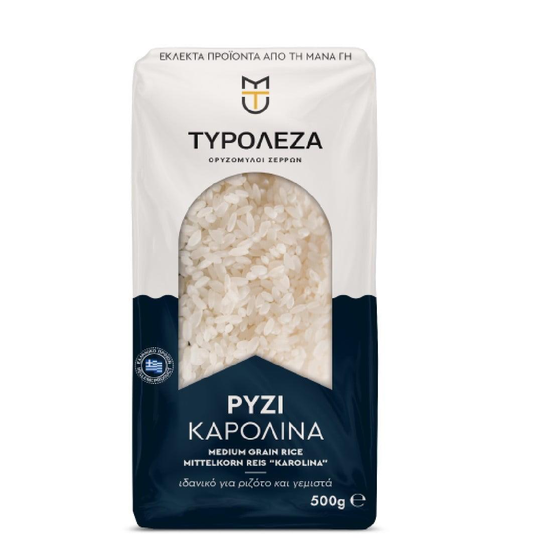 TYROLEZA-RYZI-KAROLINA-500gr ΤΥΡΟΛΕΖΑ ΡΥΖΙ ΚΑΡΟΛΙΝΑ 500γρ - Image 1
