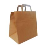 ΧΑΡΤΙΝΗ ΤΣΑΝΤΑ ΜΕΤΑΦΟΡΑΣ ΜΕ ΠΛΑΚΕ ΧΕΡΟΥΛΙ 26Χ14Χ29Υ Συσκ.250τμχ