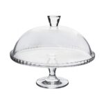 ΤΟΥΡΤΙΕΡΑ ΓΥΑΛΙΝΗ ΜΕ ΠΟΔΙ 32εκ.