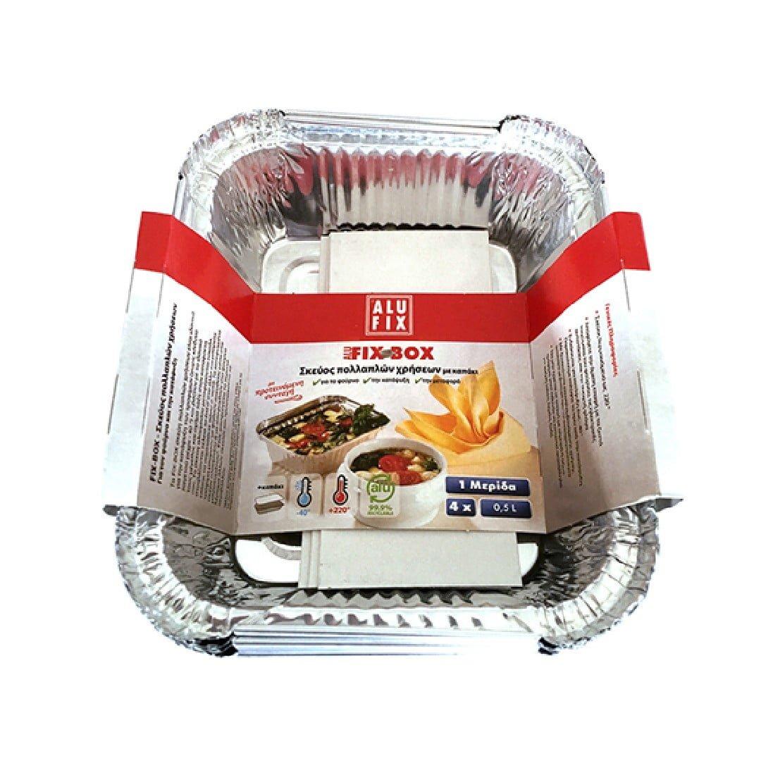 ALUFIX-SKEYOS-ALOYMINIOY-500cc-4tmx-ME-KAPAKI ALUFIX ΣΚΕΥΟΣ ΑΛΟΥΜΙΝΙΟΥ 500cc ΜΕ ΚΑΠΑΚΙ Συσκ.4τμχ - Image 1