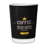 ΧΑΡΤΙΝΟ ΠΟΤΗΡΙ ΔΙΠΛΟΤΟΙΧΟ FRESH COFFEE 12-14oz Συσκ.25τμχ