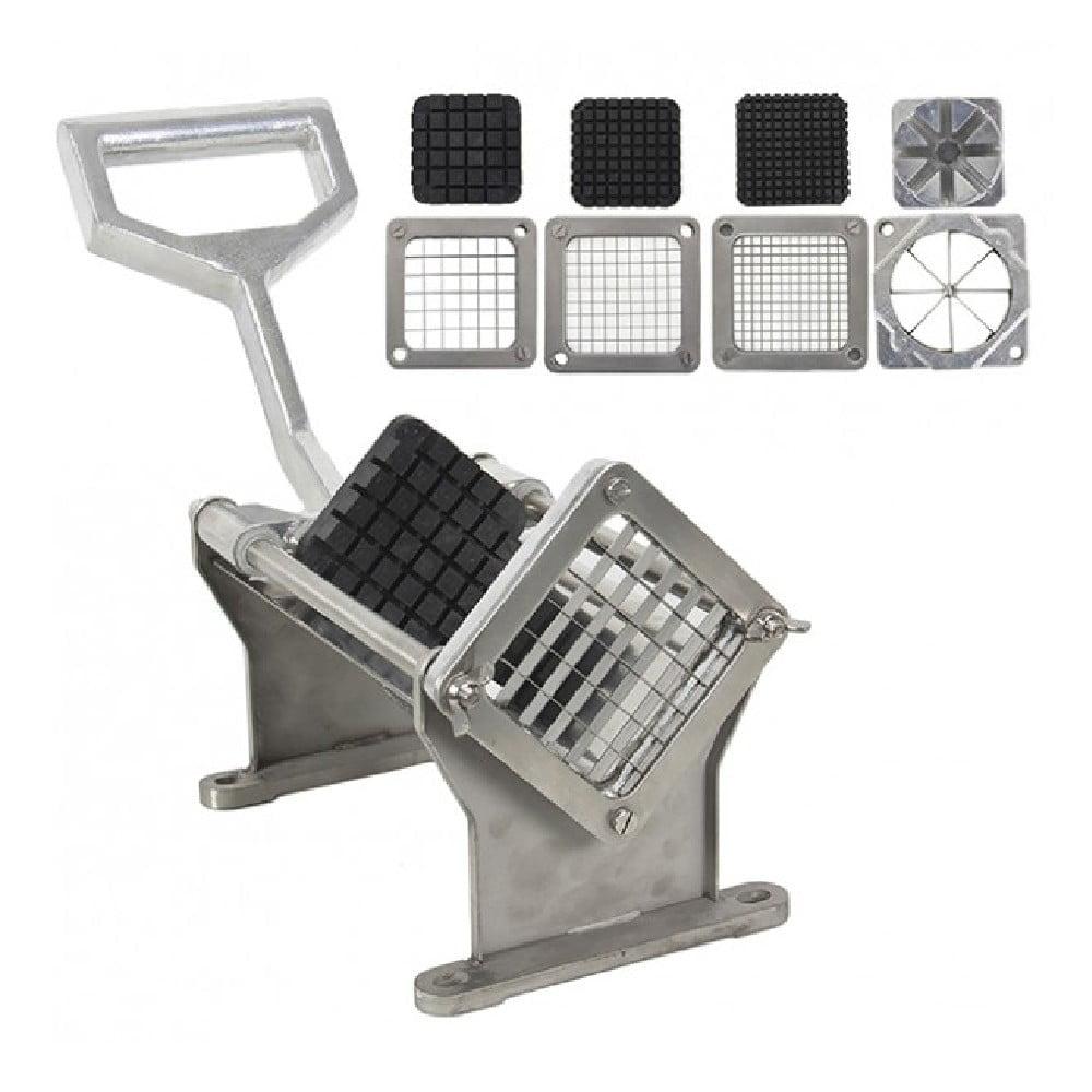 PATATOKOFTHS-INOX-EPAGGELMATIKOS-BAREOS-TYPOY-ME-4-MAXAIRIA ΠΑΤΑΤΟΚΟΦΤΗΣ ΙΝΟΧ ΠΑΓΚΟΥ ΕΠΑΓ/ΚΟΣ ΒΑΡΕΩΣ ΤΥΠΟΥ ΜΕ 4 ΔΙΑΦ.ΜΑΧΑΙΡΙΑ(6mm-9mm-13mm-8απλό) - Image 1