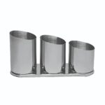 ΣΤΑΝΤ ΙΝΟΧ 3θέσεων ΓΙΑ ΚΑΛΑΜΑΚΙΑ-ΑΝΑΔΕΥΤΗΡΕΣ-ΚΟΥΤΑΛΑΚΙΑ