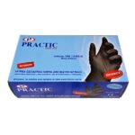 ΓΑΝΤΙΑ ΝΙΤΡΙΛΙΟΥ ΜΑΥΡΑ PRACTIC 100τμχ ΧLARGE