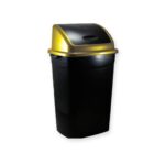 ΚΑΔΟΣ ΜΑΥΡΟΣ  ΜΕ ΑΙΩΡΟΥΜΕΝΟ ΚΑΠΑΚΙ ΣΕ 4χρώματα 60λίτρα(42Χ34Χ68Υ.)