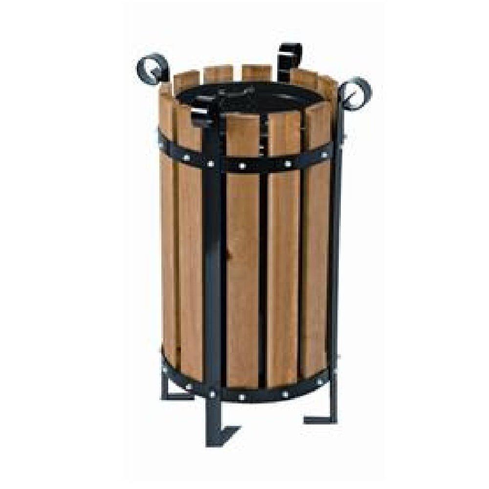 ΚΑΔΟΣ ΕΞΩΤΕΡΙΚΟΥ ΧΩΡΟΥ ΜΕΤΑΛΛΙΚΟΣ ΜΕ ΞΥΛΙΝΗ ΒΑΣΗ Φ52Χ75εκ