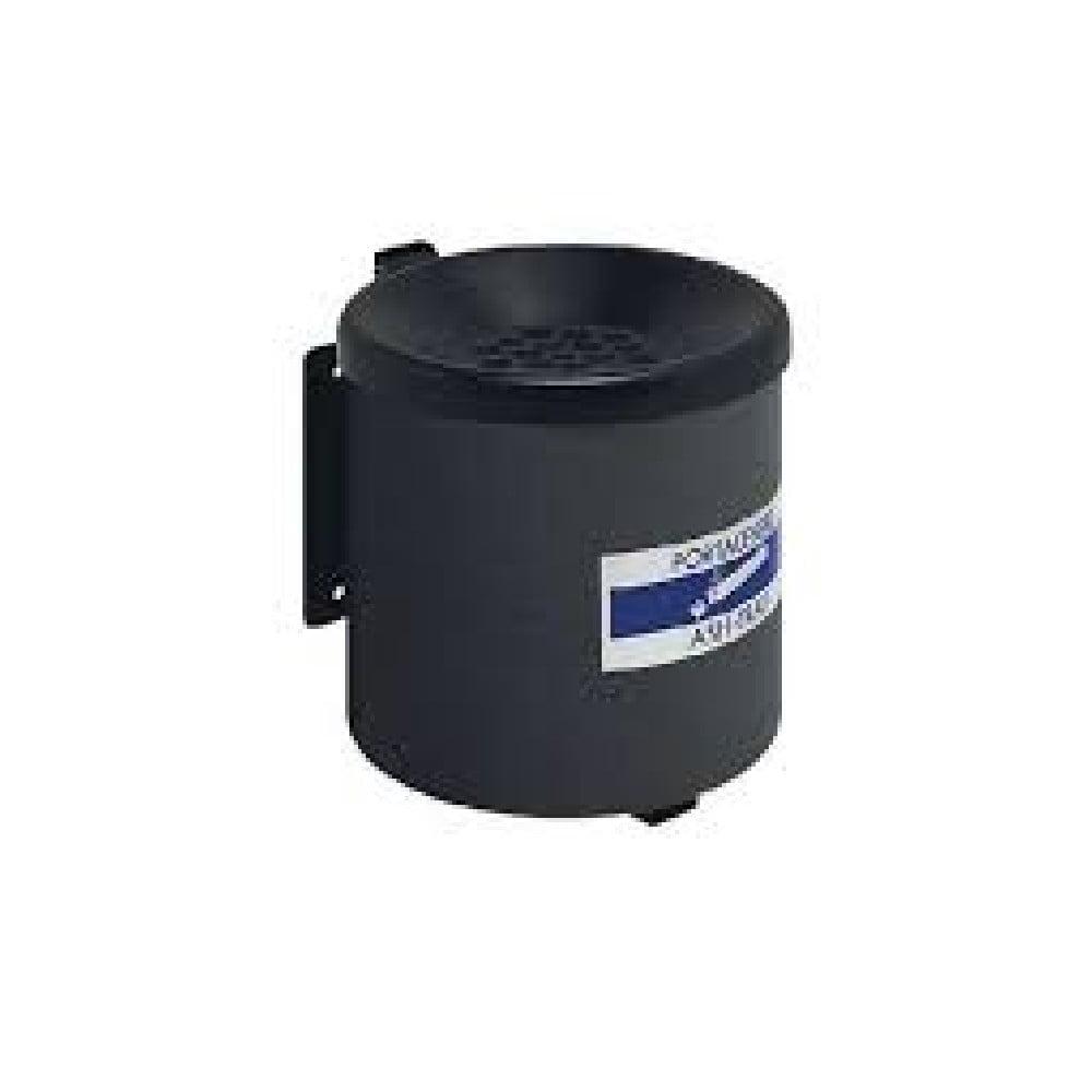 ΣΤΑΧΤΟΔΟΧΕΙΟ ΤΟΙΧΟΥ ΜΑΥΡΟ ΜΕΤΑΛΛΙΚΟ 16Χ16εκ