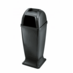 ΣΤΑΧΤΟΔΟΧΕΙΟ-ΧΑΡΤΟΔΟΧΕΙΟ ΠΛΑΣΤΙΚΟ ΜΑΥΡΟ 31Χ31Χ85εκ