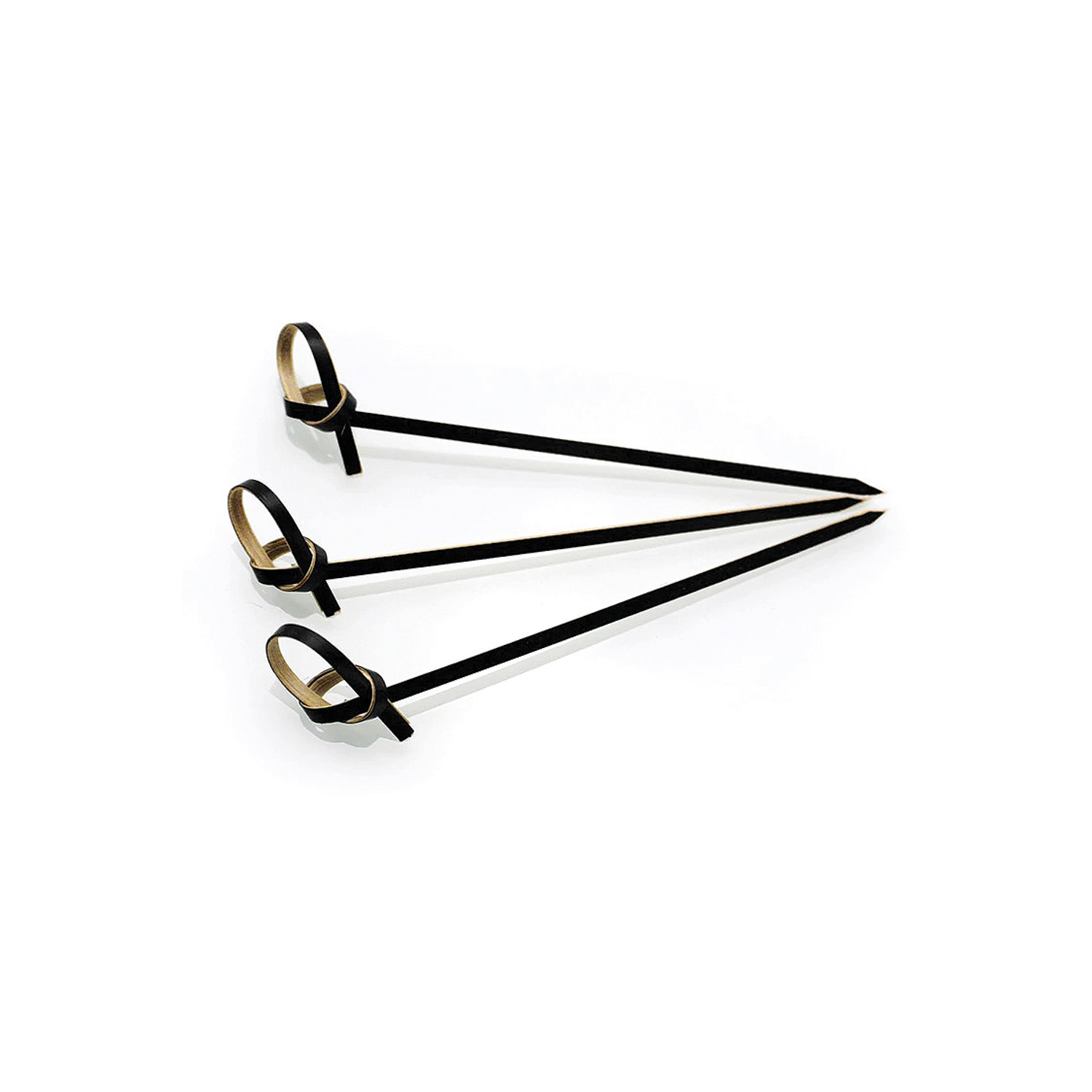 Ksulaki_Kompos_mauro_khroma_100tem._9cm Ξυλάκι "Κομπος" μαύρο χρώμα 100τεμ. 9cm, 12cm - Image 1