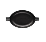 ΠΙΑΤΕΛΑ ΠΟΡΣΕΛΑΝΗΣ ΟΒΑΛ ΒΑΘΙΑ WINGS ΜΑΥΡΗ 26CM X 14CM ΚΑΙ 31CM X 17CM