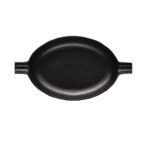 ΠΙΑΤΕΛΑ ΠΟΡΣΕΛΑΝΗΣ ΟΒΑΛ ΒΑΘΙΑ WINGS ΜΑΥΡΗ 26CM X 14CM ΚΑΙ 31CM X 17CM