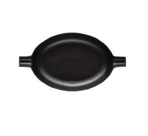 ΠΙΑΤΕΛΑ ΠΟΡΣΕΛΑΝΗΣ ΟΒΑΛ ΒΑΘΙΑ WINGS ΜΑΥΡΗ 26CM X 14CM ΚΑΙ 31CM X 17CM