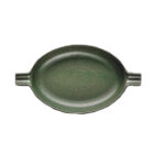 ΠΙΑΤΕΛΑ ΠΟΡΣΕΛΑΝΗΣ ΟΒΑΛ ΒΑΘΙΑ WINGS OLIVE 26CM X 14CM  ΚΑΙ 31CM X 17CM