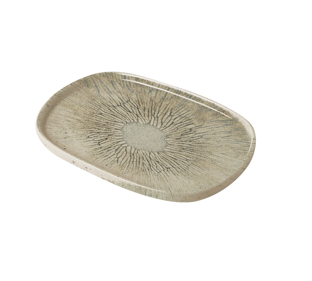 Piatela_porselanes_obal_Earth_30cm ΠΙΑΤΕΛΑ ΠΟΡΣΕΛΑΝΗΣ ΟΒΑΛ EARTH 30CM - Image 1