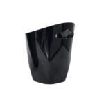 ΚΟΥΒΑΔΑΚΙ ΠΑΓΟΥ ΠΛΑΣΤΙΚΟ ΜΑΥΡΟ Φ12CM ΚΑΙ Φ14CM