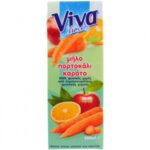 VIVA ΜΗΛΟ-ΚΑΡΟΤΟ-ΠΟΡΤΟΚΑΛΙ ΦΥΣΙΚΟΣ ΧΥΜΟΣ 250ml