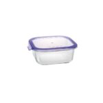 ΤΑΠΕΡ ΓΥΑΛΙΝΟ ΤΕΤΡΑΓΩΝΟ ΠΥΡΑΝΤΟΧΟ 0,3lt (12Χ12Χ6) ΜΕ ΚΑΠΑΚΙ ΑΣΦΑΛΕΙΑΣ