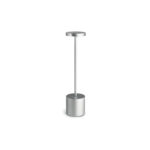 LAMP05, ΕΠΙΤΡΑΠΕΖΙΟ ΕΠΑΝ/ΝΟ ΦΩΤΙΣΤΙΚΟ 3ΠΛΟΥ ΦΩΤΙΣΜΟΥ, ΑΦΗΣ, ΡΥΘΜΙΖΟΜΕΝΗΣ ΕΝΤΑΣΗΣ, Φ8Χ34CM, SILVER MATTE