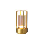 LAMP08, ΕΠΙΤΡΑΠΕΖΙΟ ΕΠΑΝ/ΝΟ ΦΩΤΙΣΤΙΚΟ 3ΠΛΟΥ ΦΩΤΙΣΜΟΥ, ΜΕ ΚΟΥΜΠΙ, ΡΥΘΜΙΖΟΜΕΝΗΣ ΕΝΤΑΣΗΣ, Φ9Χ17.5CM, GOLD